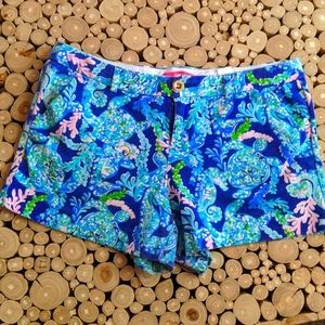 Lilly Pulitzer Callahan knit Shorts-Size 12
